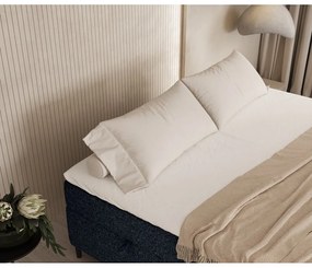 Тъмносиньо боксспринг легло с място за съхранение 160x200 cm Araya – Maison de Rêve