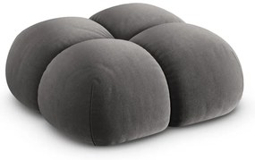 Сива кадифена табуретка Loretto – Cosmopolitan Design