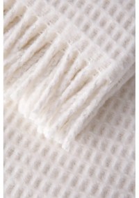 Вафлено одеяло в кремав цвят, 140 x 180 cm Waffel - Euromant