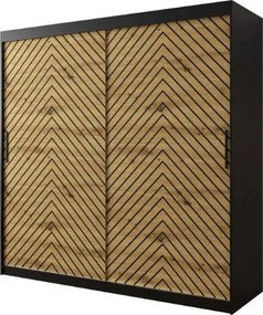 Плъзгащ се гардероб Jodelka-Mauro-Artisan-Дължина: 200 cm