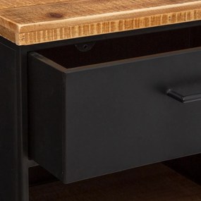Нощно шкафче atmosphera Cierna, 64 cm, Черен