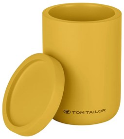Органайзер за баня за памучни тампони от полиресин в цвят горчица Tom Tailor T-Color Bath – Wenko