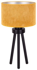 Duolla - Настолна лампа LYON 1xE27/15W/230V жълта