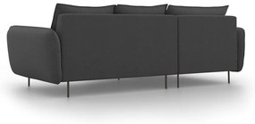 Тъмносив ъглов диван , ляв ъгъл Vienna - Cosmopolitan Design