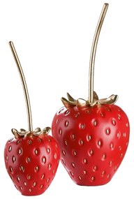 STRAWBERRY FRUTILLA СТАТУЕТКА ЧЕРВЕНА ЯГОДА 35 СМ