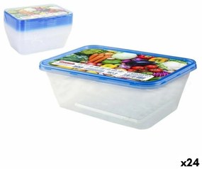 Комплект Кутии за Обяд Privilege 49787 Квадратен 750 ml 18 x 12 x 6 cm (24 броя) (9 pcs)