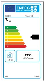 Бойлер 120 л Eldom WV12046C, 2 kW, 120 л, 0.8 MPa, Външен капилярен термостат, Функция против замръзване, Бял