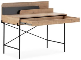 Работна маса от масивен дъб 60x113 cm Lila – Marckeric