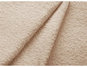 Бежов разтегателен ъглов диван от букле (ляв ъгъл) Jodie – Micadoni Home