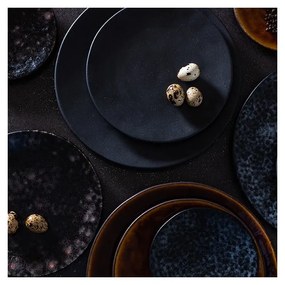 Десертна чиния от черно-сива керамика ø 22 cm Roda - Costa Nova