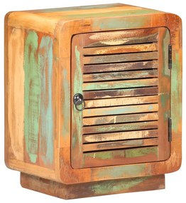 320463 vidaXL Нощно шкафче, 40х30х50 см, регенерирано дърво масив