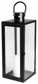 Декоративен фенер 49 см черен
