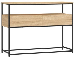 834151 vidaXL Конзолна маса, дъб сонома, 100x40x75 см, инженерно дърво