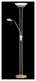 LED затъмняваща се подова лампа златна (височина 182 cm) Pool – Fischer &amp; Honsel