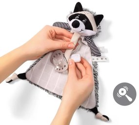 Играчка за гушкане с клип за биберон