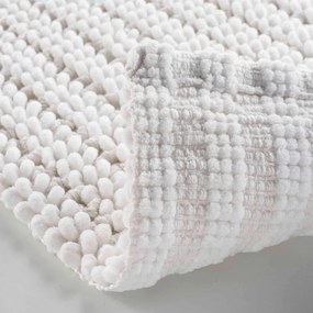 Бял килим за баня 50x80 cm Voltis – douceur d'intérieur