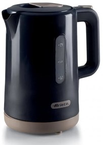 Електрическа кана Ariete BREAKFAST 2846/00, 2200W, 1.7 л, Автоматично изключване, Подвижен филтър, Тъмносив