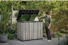 Сива пластмасова градинска кутия за съхранение Deco – Keter
