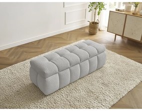 Светлосива пейка от букле Mont Blanc – Bobochic Paris