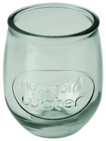 Светлозелен рециклиран стъклен буркан Вода, 0,4 л - Ego Dekor