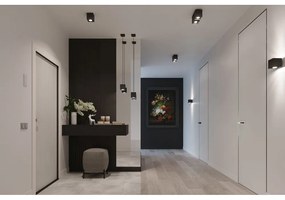 Черна стенна лампа Geo - Sollux