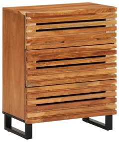 377452 vidaXL Бюфет, 60x34x75 см, акациево дърво масив