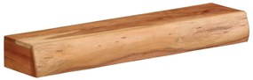 373630 vidaXL Стенни рафтове, 2 бр, 60x17x8 см, акациево дърво масив