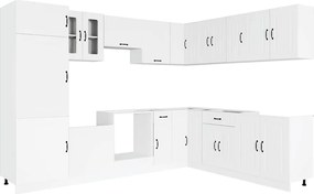 3314971 vidaXL Комплект кухненски шкафове от 14 части Kalmar, инженерно дърво