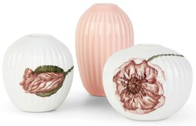 Комплект от 3 миниатюрни порцеланови вази Poppy Hammershøi - Kähler Design