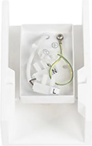 Модерна стенна лампа бяла правоъгълна - Colja Novo