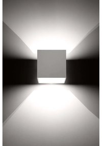 Бяла стенна лампа Geo - Sollux