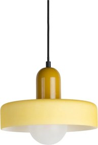 Жълто висящо осветително тяло ø 25 cm Opaco Grato – Leitmotiv