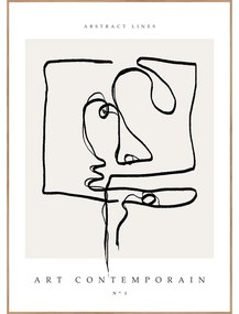 Картина 50x70 cm Art Contemporain – Malerifabrikken