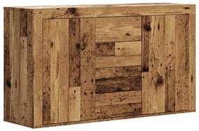 856008 vidaXL Шкаф за хранене Old Wood 120x36x69 cm Инженерна дървесина