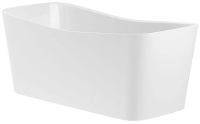 Правоъгълна вана, A248502000, Roca, Stonex, click-clack клапа и сифон, бяла, 155х70см