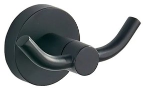 Mexen Remo двоен закачалка за хавлиени кърпи, черен- 70507352-70
