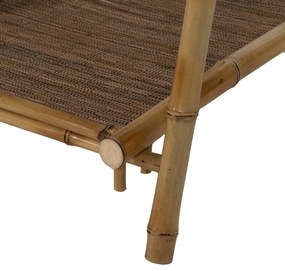 Бамбуков стелаж в естествен цвят 48x100x45 cm Manali – Ixia
