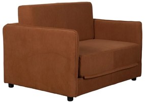 Оранжево-кафяво кресло Jopie – White Label