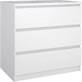Бял скрин 77x76x50 cm Naia – Tvilum