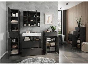 Висок шкаф за баня в антрацит 34x189 cm Modesto - Germania