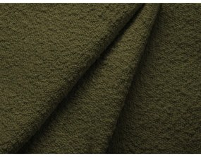 Тъмнозелен разтегателен ъглов диван от букле (ляв ъгъл) Jodie – Micadoni Home