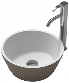 Мивка за баня ICC 3837C, монтаж върху мебел, iStone