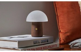 LED настолна лампа в бял и тъмно естествен цвят (височина 12,5 cm) Alice Mushroom – Gingko