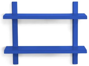 Син на няколко нива метален стенен рафт 60 cm Hola – Spinder Design