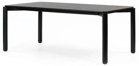 Черна маса за хранене , 180 x 100 cm Atlas - Teulat