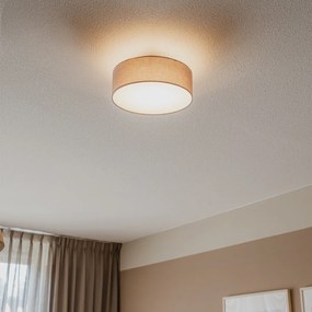 Таванна лампа сива 30 см с LED - Drum LED