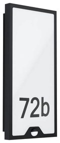 Eglo 780421 - LED осветление за номер на къщата със сензор CASAZZA LED/16W/230V IP44