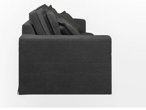 Черен диван 196 cm Nora – Ropez