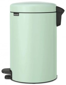 Кош за боклук с педал Brabantia NewIcon 1008843, 12 л, Плавно затваряне, Противоплъзгаща основа, Светлозелен