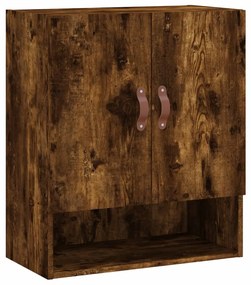 829889 vidaXL Стенен шкаф, опушен дъб, 60x31x70 см, инженерно дърво